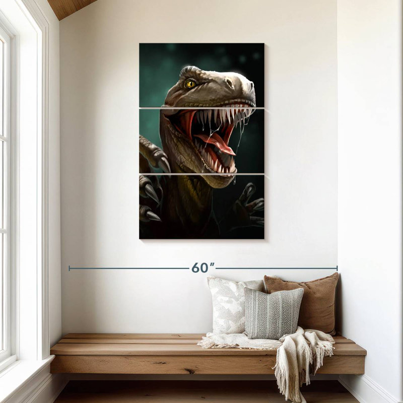 Brampt Vicious Dinosaur, 45" H x 28" W