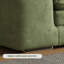 Coussin modulaire vert 100% polyester