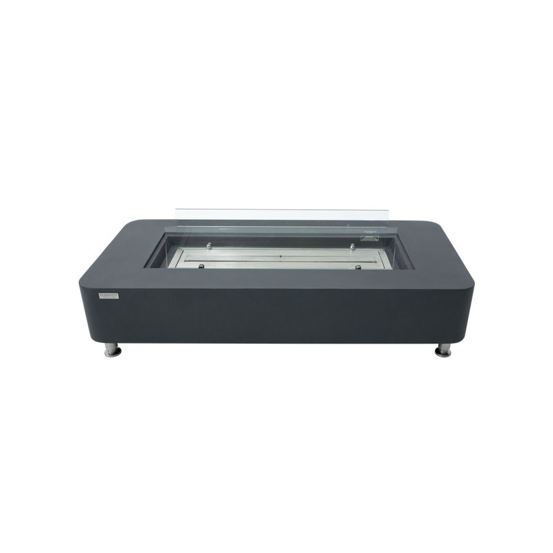 Sydney Slate Black Concrete Ethanol Fire Pit Table