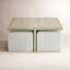 Table basse Dockside avec repose-pieds