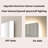 28*60In Frameless With Light LED Bathroom Mirror, Corrosion-Resistant, Three-Color Dimmable, Backlit Mirror With One-Touch Demist Function