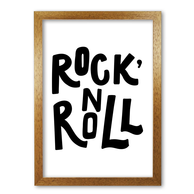 Rock 'N Roll - Print, No Frame, 85 cm H x 60 cm W x 1 cm D