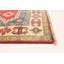 Tapis unique en laine noué à la main Gazni rouge de 5 pi x 7 pi 2 po Kaleb