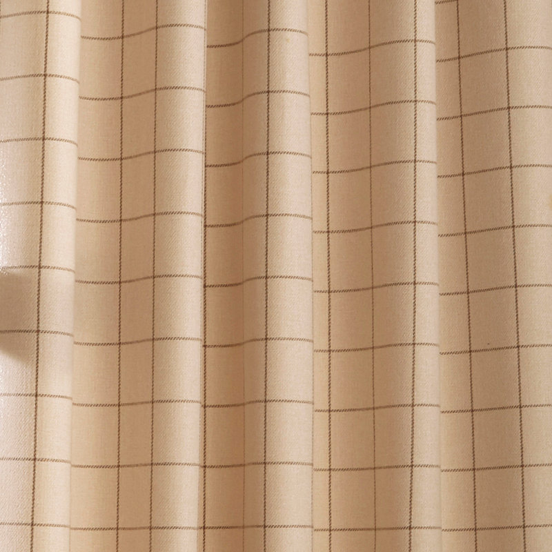 Room Darkening Curtain Pair, 168 W x 229 D cm, Natural