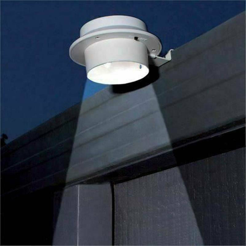 Alany Low Voltage Solar Powered Integrated LED Fence Post Cap Light, White