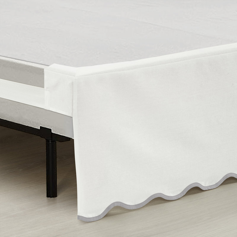 Jupe de lit Coastal Chic, Très grand, Gris