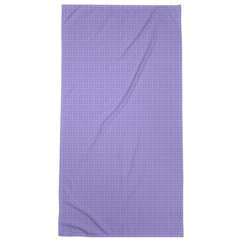 Katelyn Elizabeth Cotton Blend Beach Towel, Purple/Blue