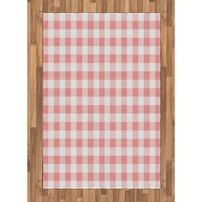 Laney Chequered Hand Woven Area Rug