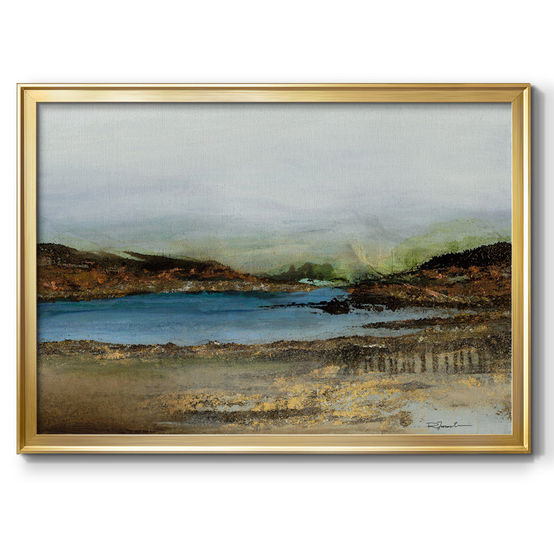 Lakeside, reproduction d'art sur toile, Or, H 18 po x l 26 po x P 1,5 po