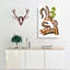 Migratory Squirrels by J.W. Audubon - Wrapped Canvas Painting-55313121