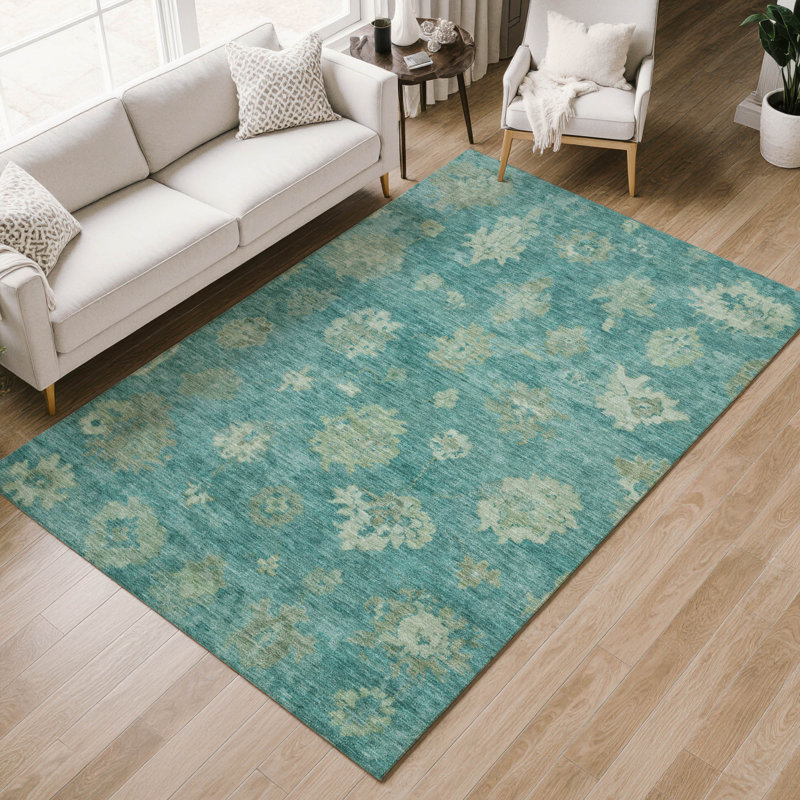 Tapis lavable à la machine intérieur / extérieur ACN2305, Rectangulaire 3 pi x 5 pi