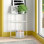 Beckett 23.75" Glass 3 Tier Half-Circle Display Console Table