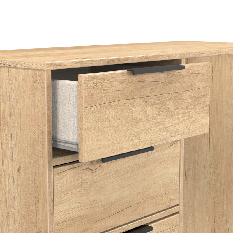 Turah 4 Drawer Vanity  (Ready Assembled), Nebraska Oak