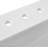 61 Inch Carrara White Quartz Vanity Top With Double Sinks & Backsplash-119457681