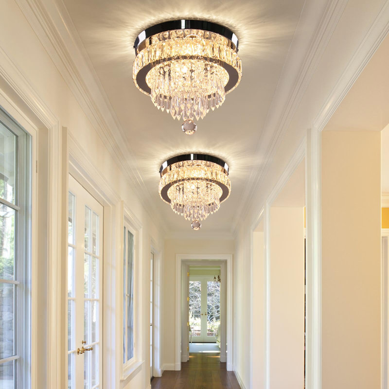 Lustre encastré à DEL 15,7 po Chandeliers