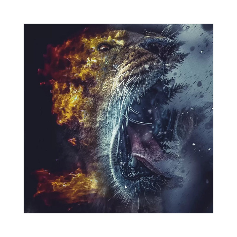 Enraged by Paul Haag - Wrapped Canvas Print