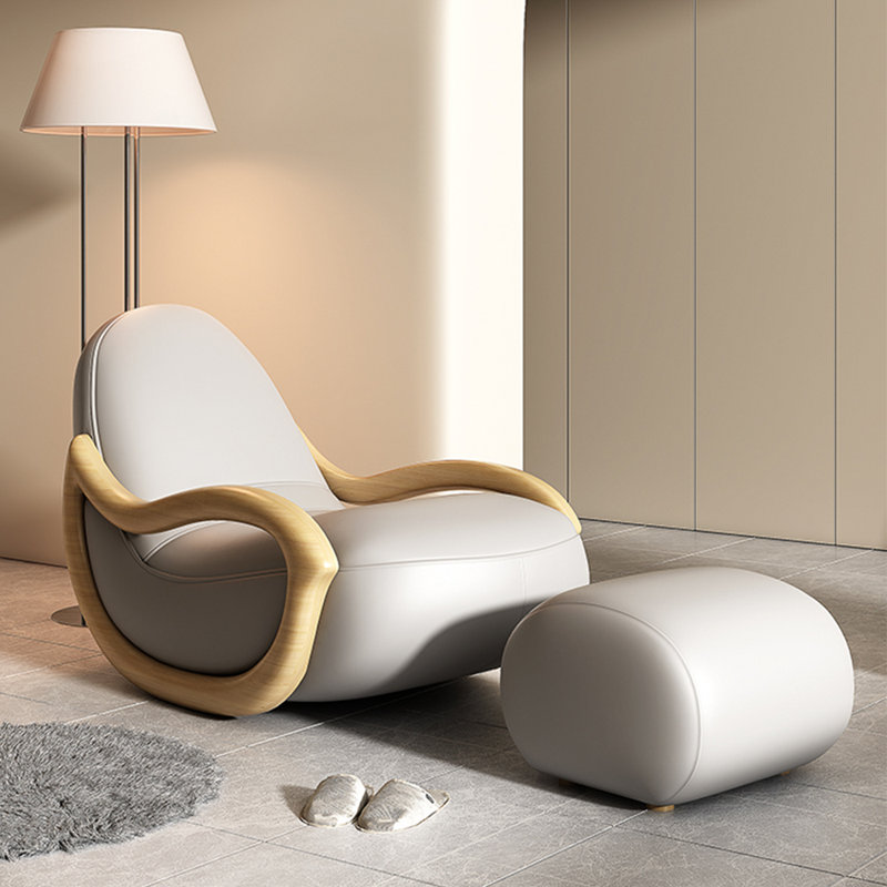 Chaise berçante Home, Gris