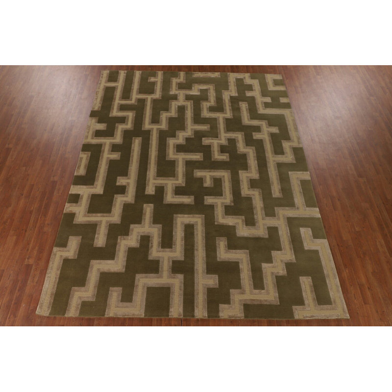 Tapis népalais moderne All-Over 9 x 12