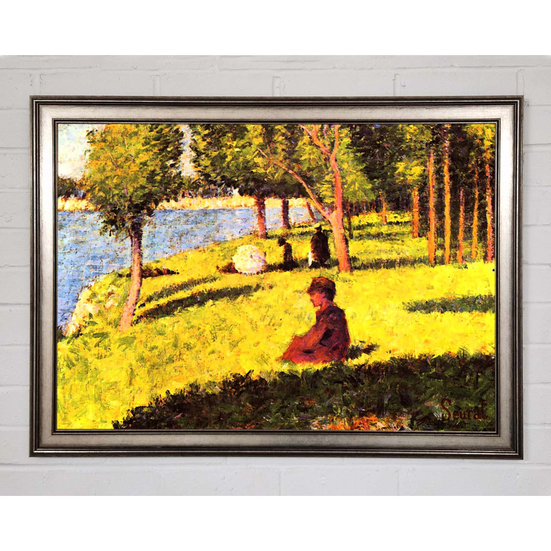 Seurat Sitzende Figur - Einzelner Bilderrahmen Kunstdrucke