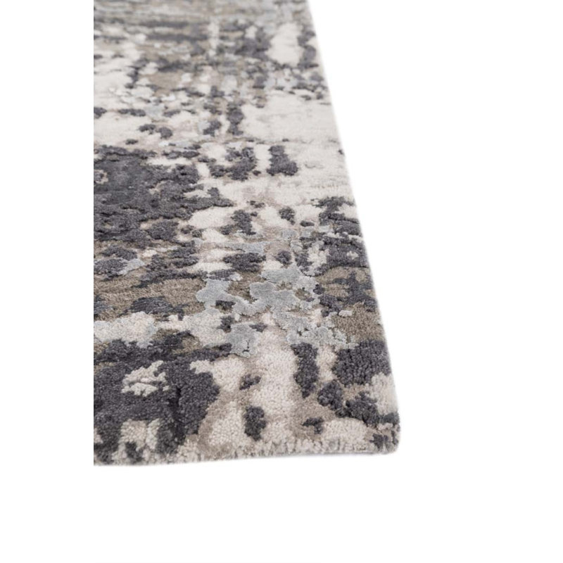Contemporary One-of-a-Kind Rectangle 9'1" X 12'2" Hand Knotted Area Rug