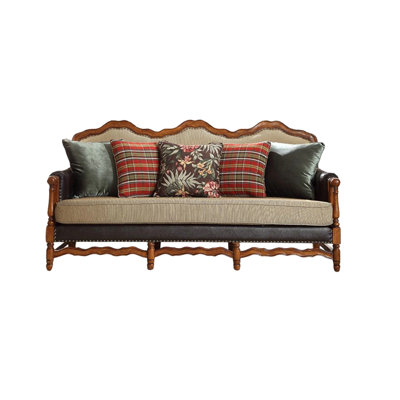American Light Luxury Solid Wood Sofa Upholstered 78.9'' Sofa