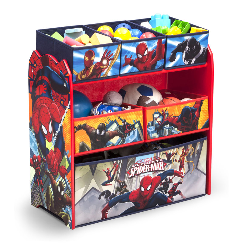 Spider-Man Toy Organizer with Bins