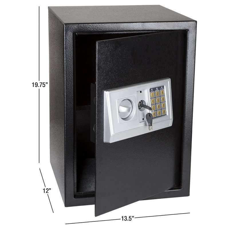 Stalwart Digital Safe - Electronic Steel Safe with Keypad - Protects Valuables - Home, Business