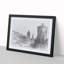 View of Edinburgh Skyline in Abstract - Picture Frame Graphic Art Print-55764033-55764035