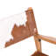 Galway 23" Folding Counter Chair in Brown Hair on Hide