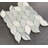 4" x 2" Ming Green Leaf Pattern Marble Novelty Mosaic Tile