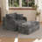 Accent Chair Set,Chenille Accent Armchair And Ottoman-119443841