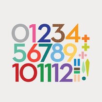 Number Two - Large Numbered Label Sticker for Sale by BeautifulHues