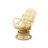 Upholstered Swivel Accent Chair-778540616-765440406