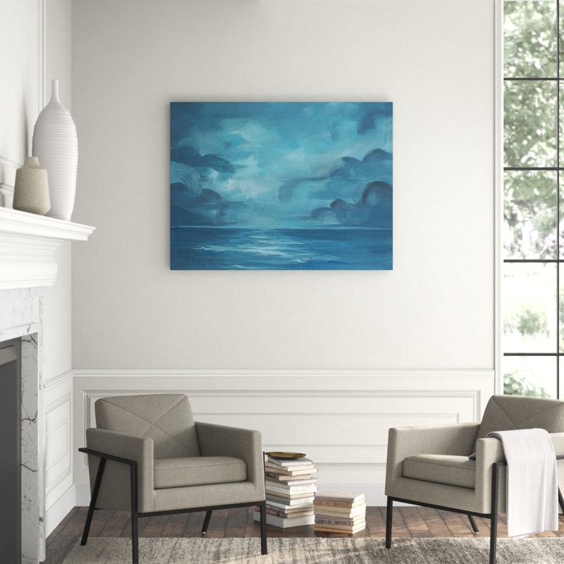 Open Sea Giclee Print by Barclay Butera, 24" H x 32" W, Image Brush Gel
