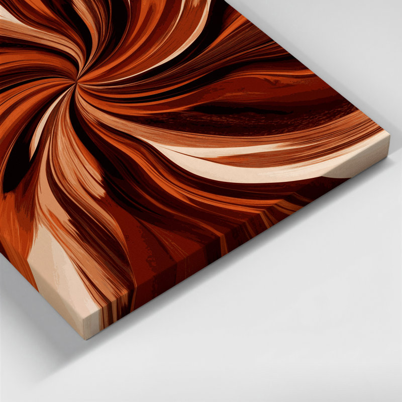 Art numérique sur toile, abstraction numérique 14, H 11 po x l 14 po