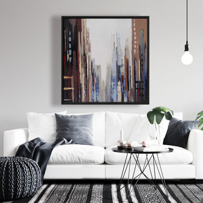 «Abstract Buildings» sur toile