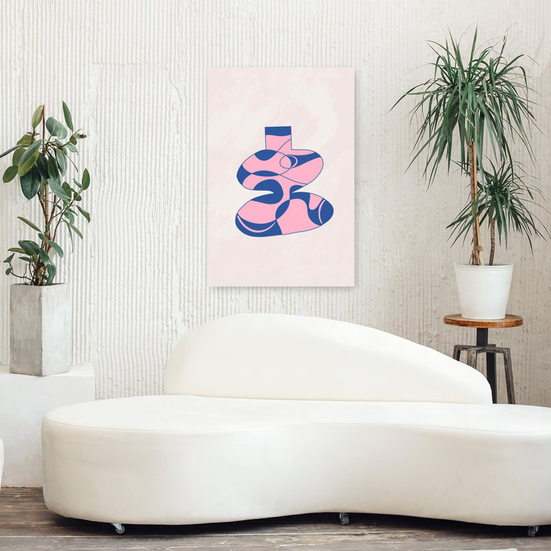 Art contemporain contemporain abstrait, H 36 po x l 24 po