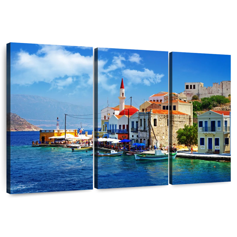 Gillard Kastelorizo Island, 36" H x 57" W