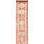 Tapis de couloir unique en laine noué à la main style Oushak des années 2010 de 2 pi 9 po x 12 pi 2 po rouge Ninive