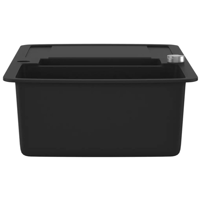 Belfry Kitchen Verena 500mm W Stone Kitchen Sink, Black
