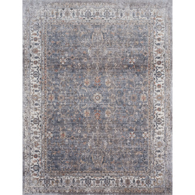 6 Oriental Area Rug in Gray