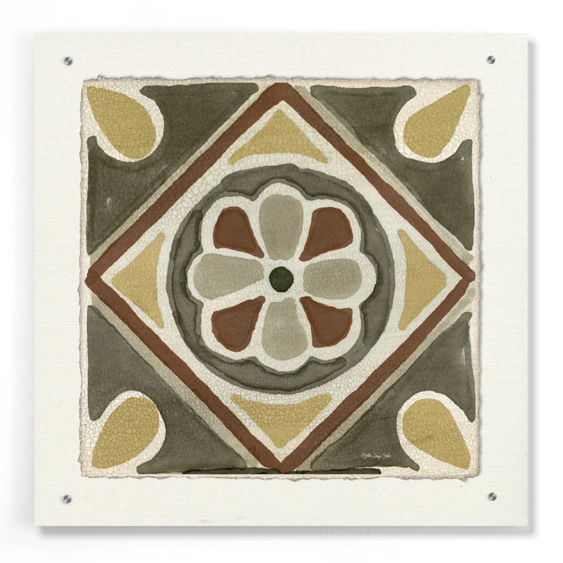 "Motif marocain à carreaux VII" par Stellar Design Studio, H 24 po x l 24 po x P 0,2 po