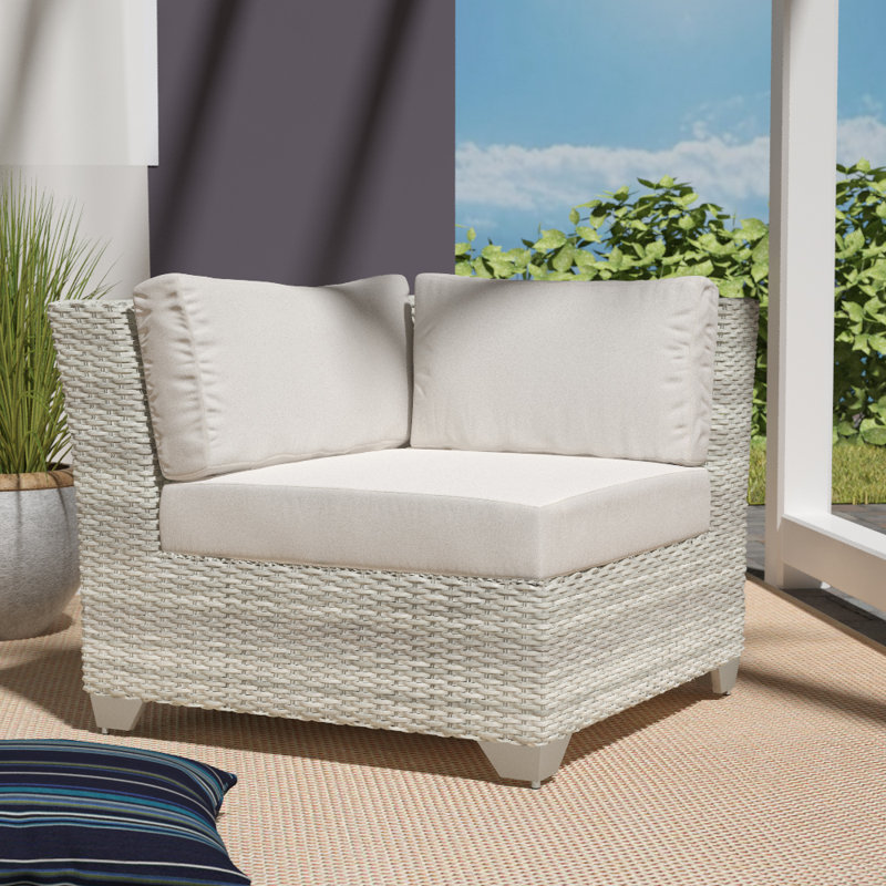 Ambroselli Premium All-Weather Wicker Outdoor Lounge Chair