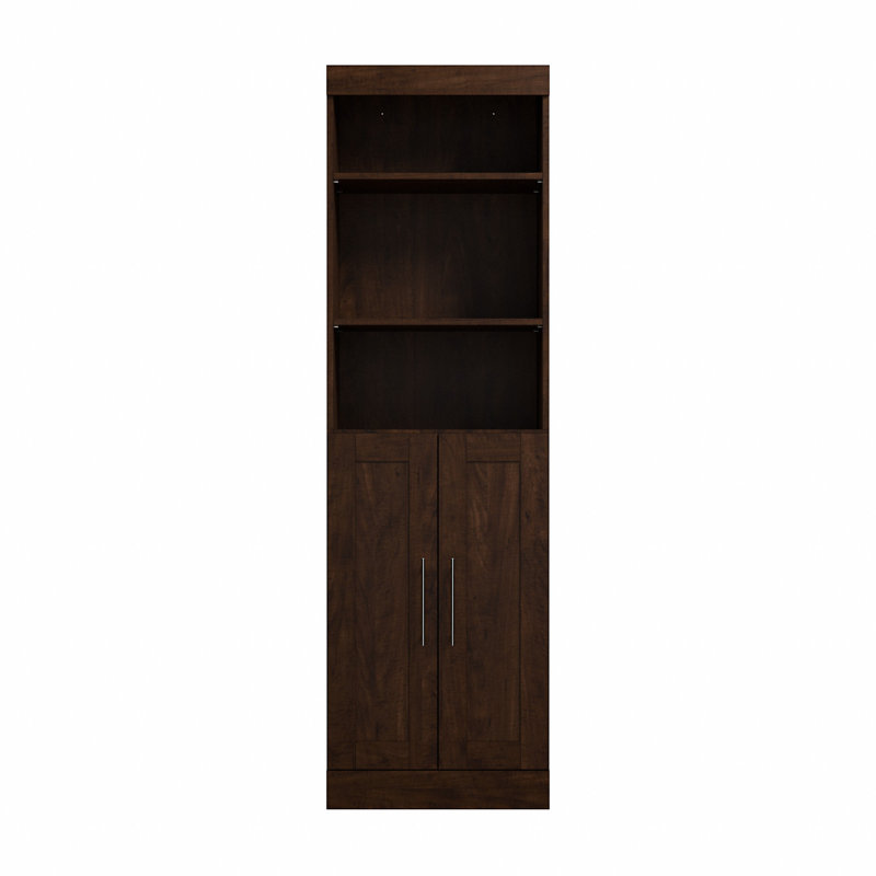 Arlex Walk-In Tower, New Chocolate, 83.66" H x 25" W x 18.19" D