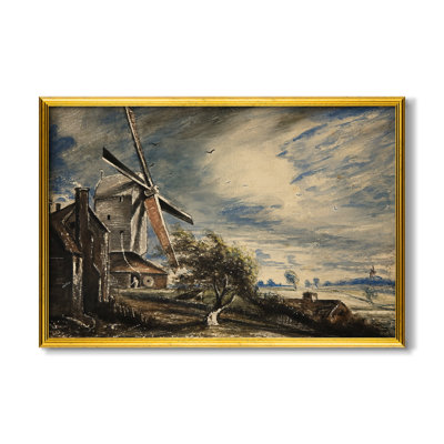 Un moulin près de Colchester, v. 1833 - John Constable - Toile encadrée sur mesure