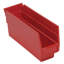 Economy Shelf Bin, nesting, (7) divider slots, rear hanglock, moulded-in label holder, polypropylene, , case of 36-703518698-685619858