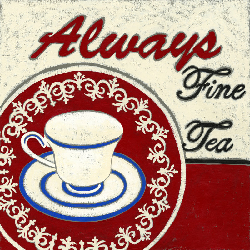 Fine Tea 1 Piece Wrapped Canvas Painting, 122cm H x 122cm W