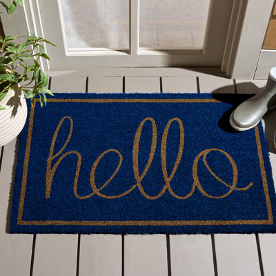 Paillasson intérieur / extérieur Hello