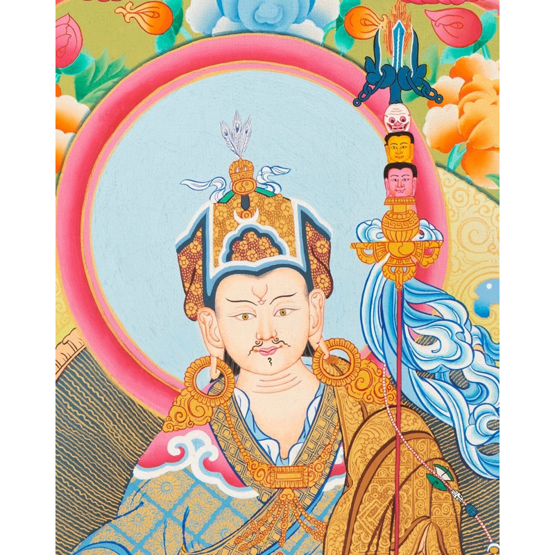 Arbre de la lignée Niantma (Brocadeless Thangka)