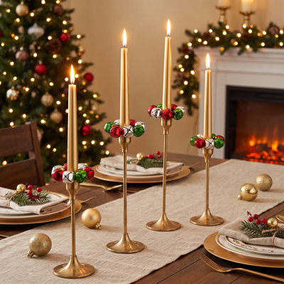 3.5" Jingle Bell Candle Ring